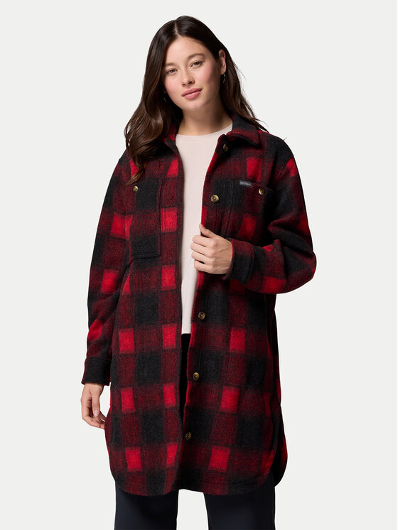 Columbia Columbia Prehodna jakna Wildest Venture™ 2136171 Bordo rdeča Loose Fit