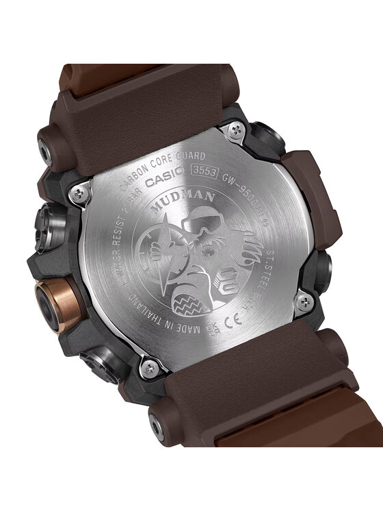 Casio Casio Zegarek GW-9500MH-5ER Brązowy