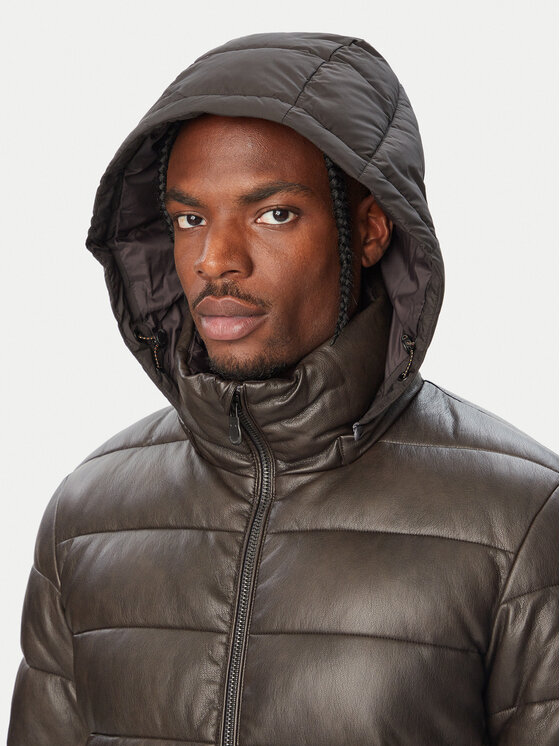 Save The Duck Save The Duck Kurtka zimowa D33117M NAPA23 Brązowy ciemny Regular Fit