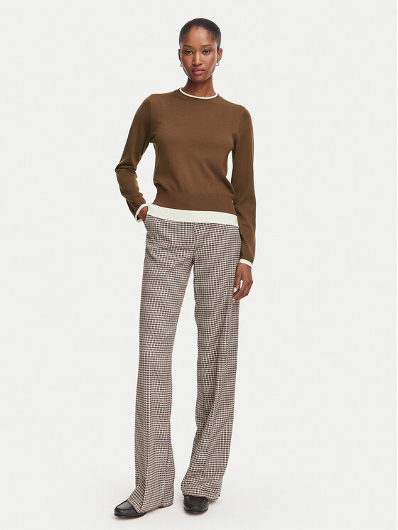 Marella Marella Sweter Prugna 2625366181 Brązowy Regular Fit