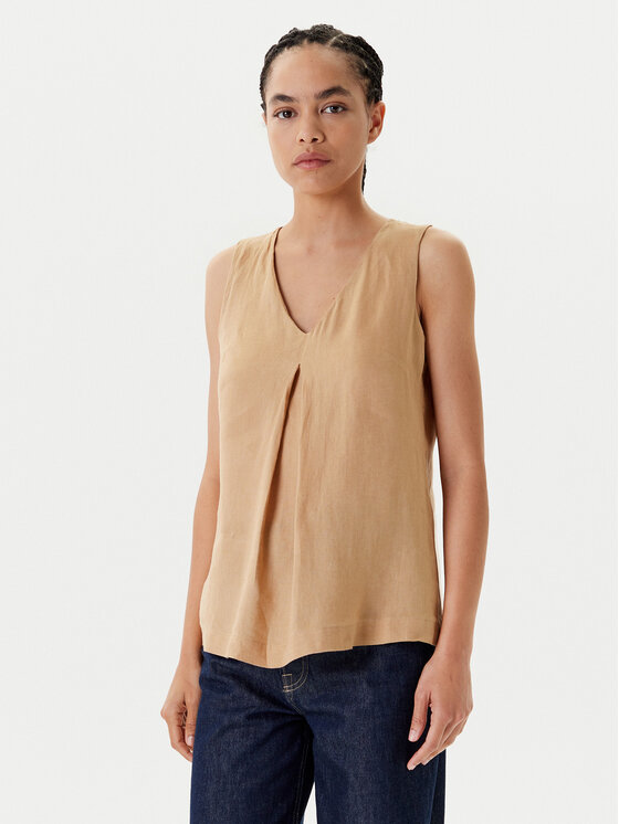 United Colors Of Benetton United Colors Of Benetton Halenka 5BMLDQ06W Béžová Regular Fit