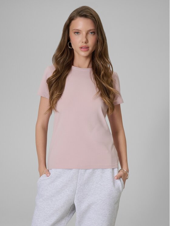 4F 4F T-shirt 4FRSS26TTSHF3628-56S Rosa Slim Fit