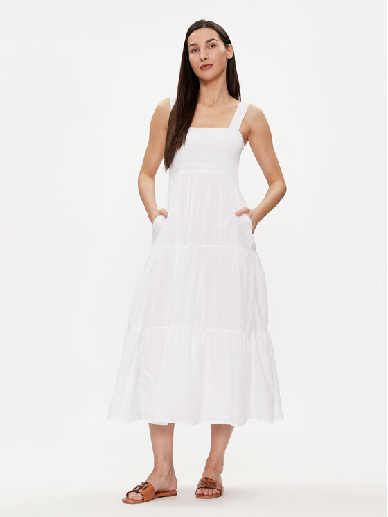 Seafolly Seafolly Sommerkleid 54865-DR Weiß Regular Fit