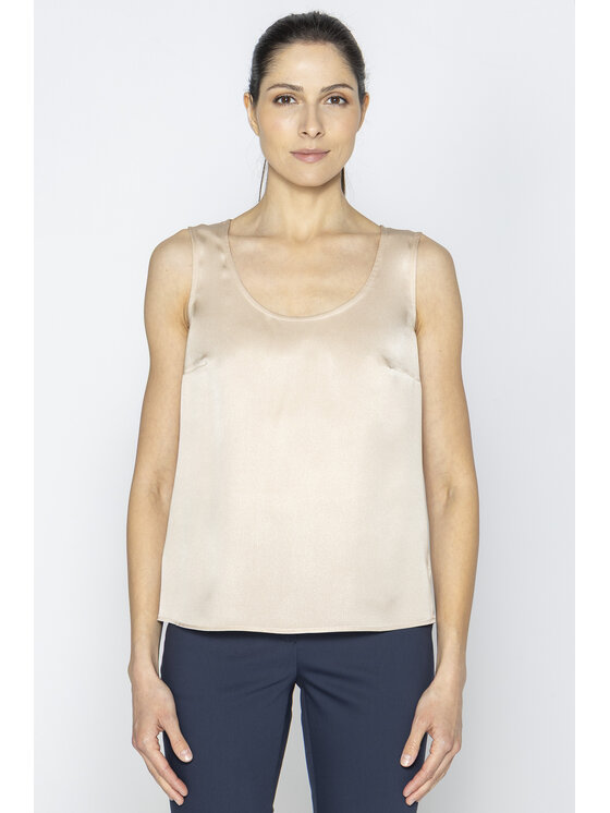 Deni Cler Milano Deni Cler Milano Top W-DC-0007-E2-S1-12-1 Beżowy