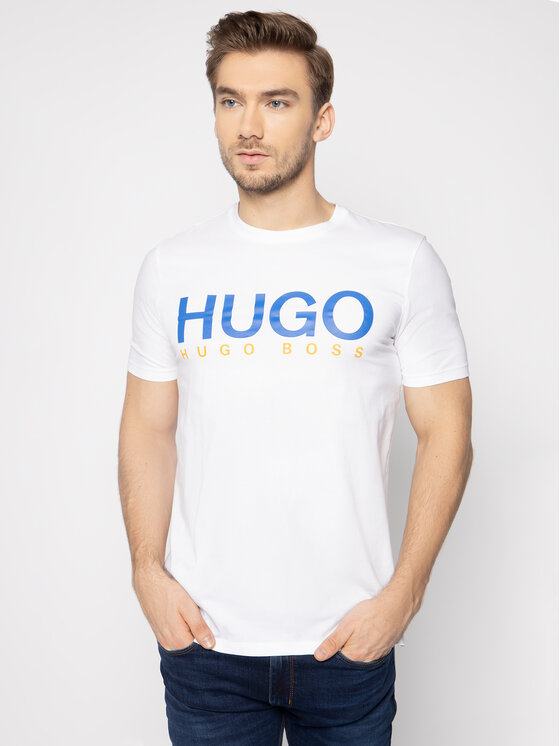 Hugo Hugo Marškinėliai Dolive202 50424999 Balta Regular Fit