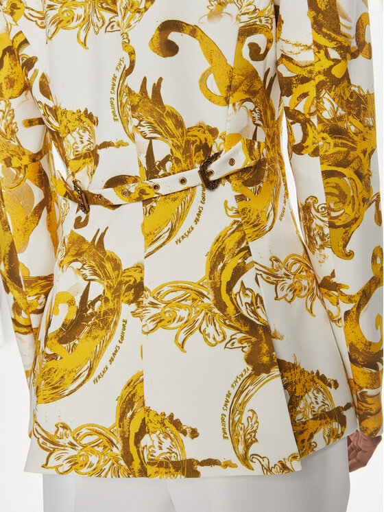 Versace Jeans Couture Versace Jeans Couture Marynarka 76HAQ702 Biały Slim Fit