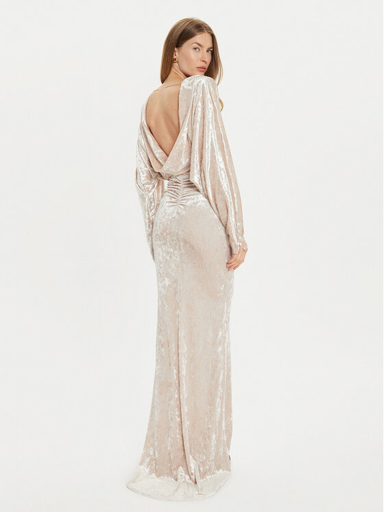 PINKO PINKO Abendkleid 104497 A29L Écru Slim Fit