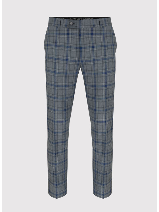 Pako Lorente Pako Lorente Spodnie garniturowe P22WP-6G-033 Szary Slim Fit