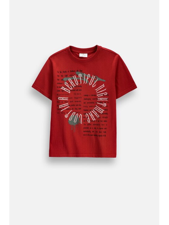 Coccodrillo Coccodrillo T-Shirt ZC6143204RBJ-017 Bordó Regular Fit