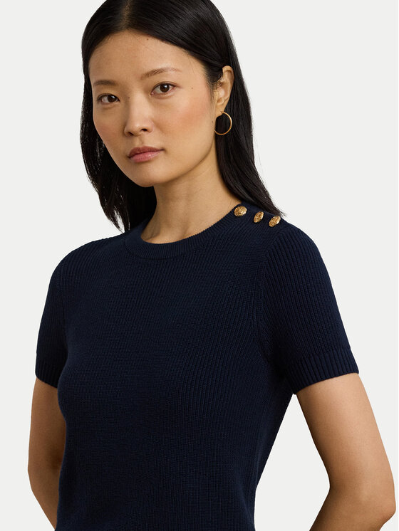 LAUREN RALPH LAUREN LAUREN RALPH LAUREN Sweter 200957474001 Granatowy Regular Fit
