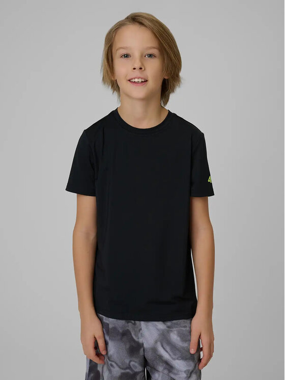 4F 4F T-Shirt 4FJWSS26TFTSM1966-20 Czarny Active Fit