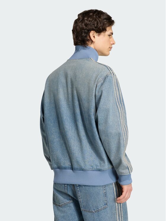 adidas adidas Giacca di jeans Firebird Adicolor KS4970 Blu Loose Fit