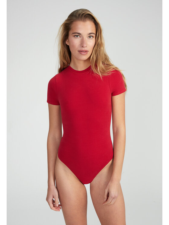 Style Republic Damskie Style Republic Body, rozmiar XS Czerwone, Shortsleeve