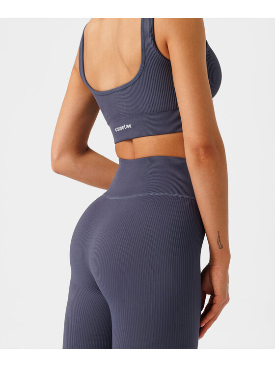Carpatree Carpatree Legginsy Rib leggings Niebieski Fitted Fit
