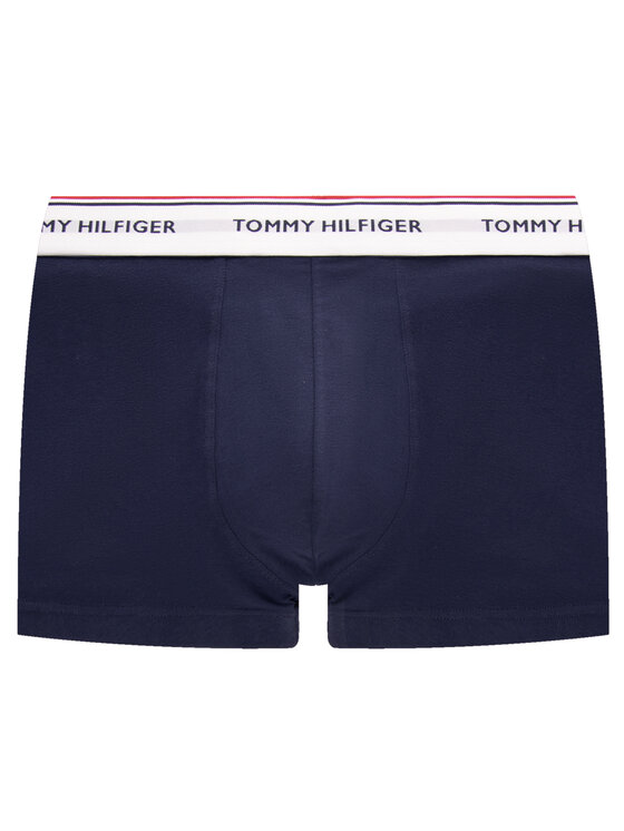 Tommy Hilfiger Tommy Hilfiger Komplet 3 par bokserek 3P Trunk 1U87903842 Granatowy