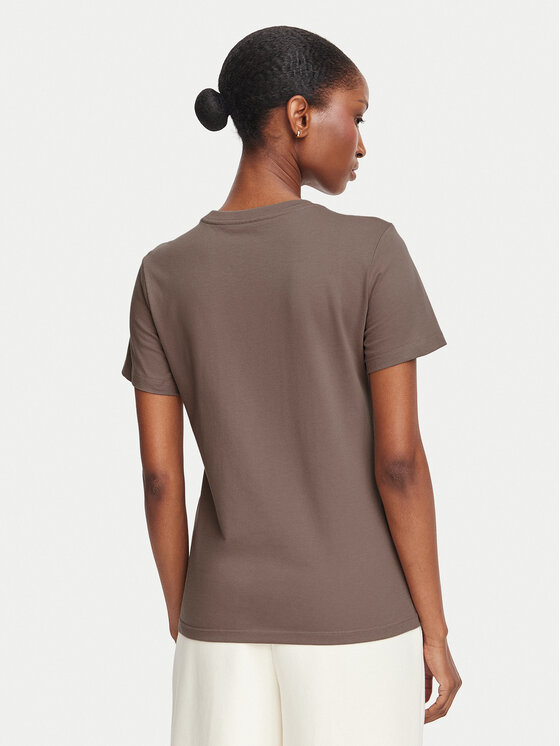 The North Face The North Face T-Shirt Evolution Simple Dome Slm NF0A8FX7 Ανοιχτό καφέ Regular Fit