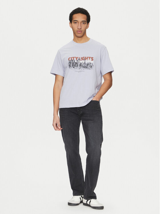 Jack & Jones Jack & Jones T-Shirt Boston 12272981 Niebieski Relaxed Fit