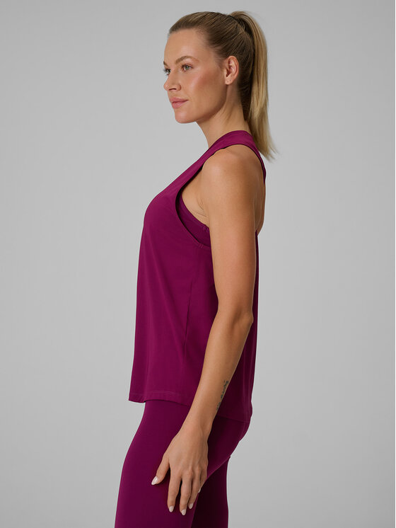 4F 4F Koszulka techniczna BASIC+ Bordowy Regular Fit