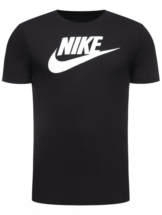Nike Nike T-Shirt Icon Futura AR5004 Czarny Regular Fit