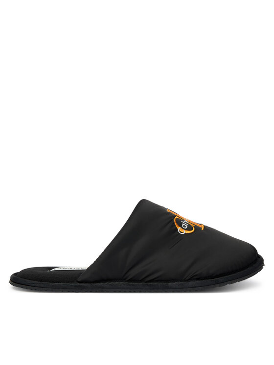 Calvin Klein Calvin Klein Papuci de casă Hotel Slipper Mono Embro YM0YM01392 Negru