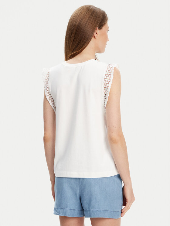 United Colors Of Benetton United Colors Of Benetton Blūze 3IFVD10AC Balts Regular Fit