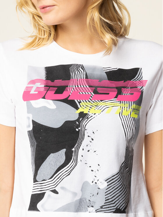 Guess Guess T-Shirt O01A02 I3Z00 Bílá Regular Fit