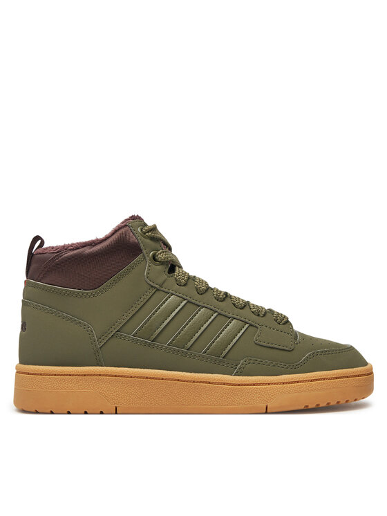adidas Sneakersy Rapid Court Mid Winterized JR2813 Zelená