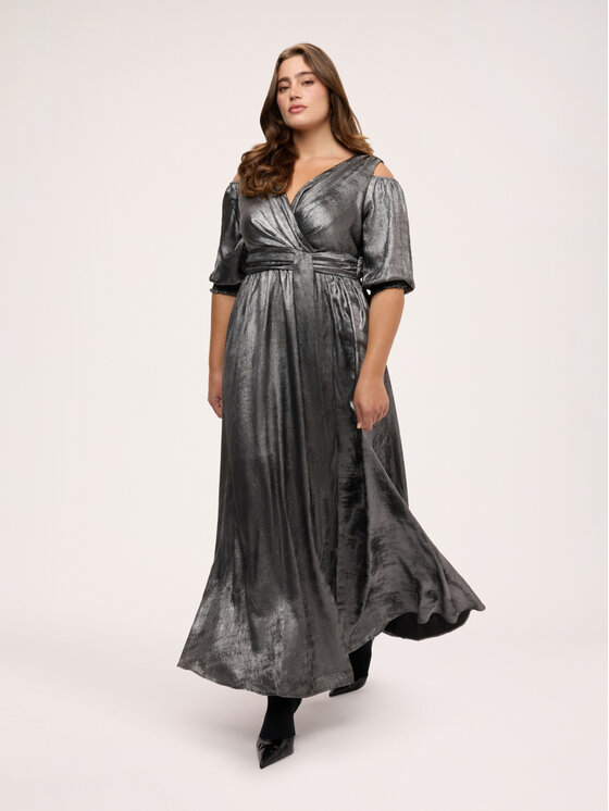 Fiorella Rubino Fiorella Rubino Abito da sera 7033T001885N013 Grigio Regular Fit