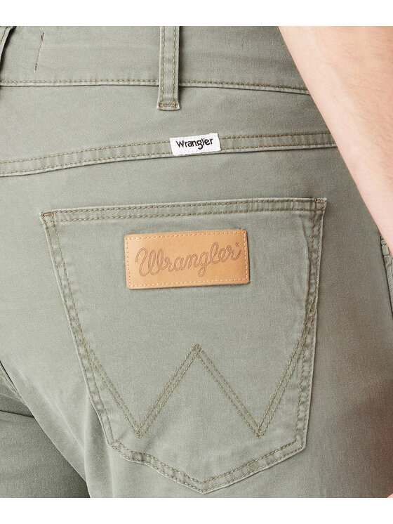 Wrangler Wrangler Pantaloni di tessuto W15QY665M Cachi Regular Fit
