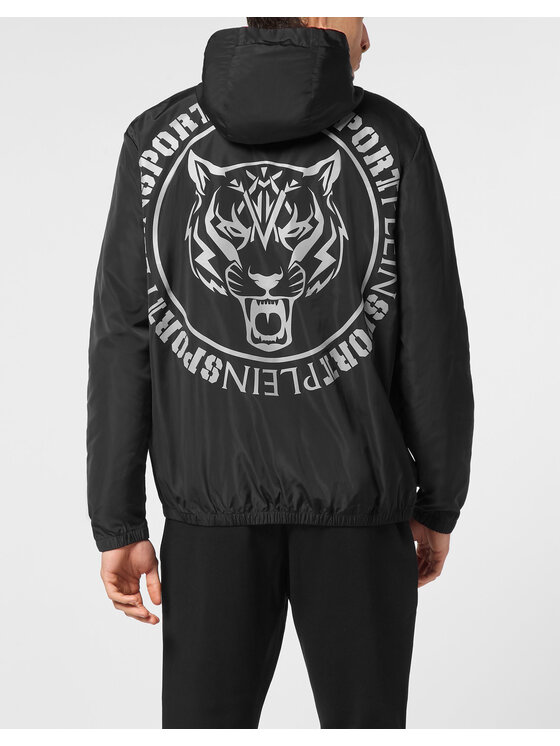 Plein Sport Plein Sport Giacca a vento 14217 Nero Regular Fit