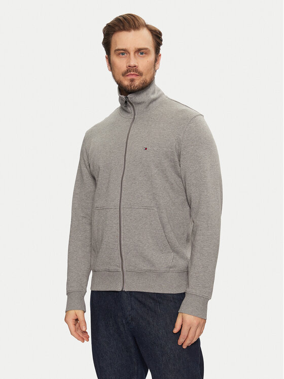 Tommy Hilfiger Męska Bluza, rozmiar M, Szara, Essential MW0MW38084