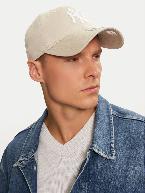 New Era New Era Czapka z daszkiem New Era 9TWENTY League Essentials New York Yankees Cap Beżowy