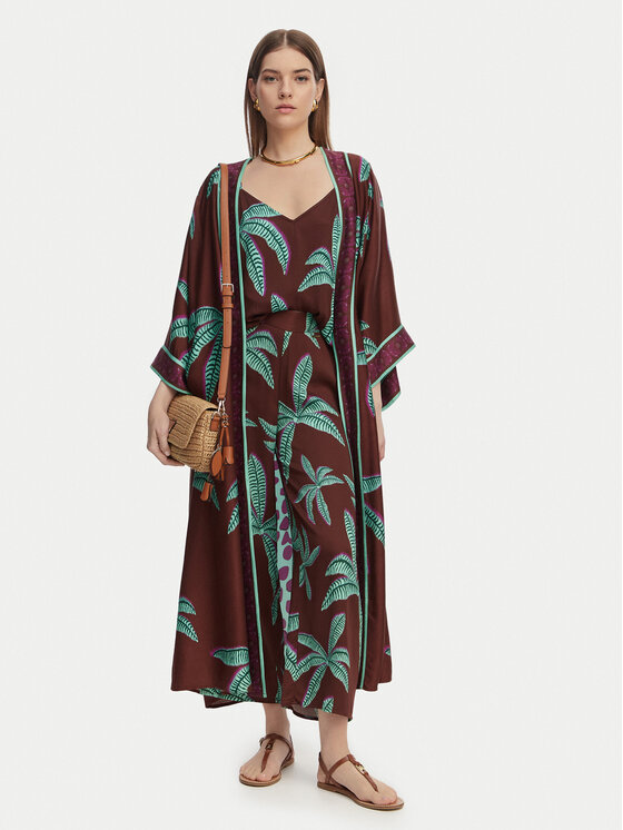 LOLA CASADEMUNT LOLA CASADEMUNT Kimono LS2602004 Braun Regular Fit