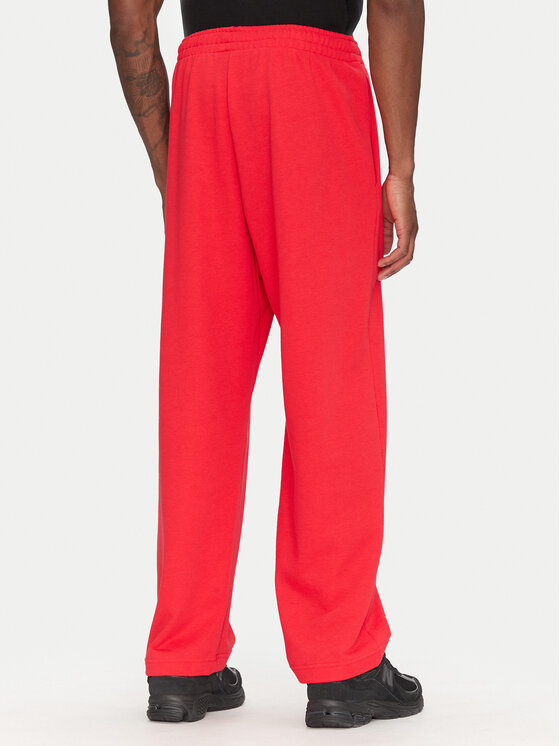 adidas adidas Sportinės kelnės Essentials JF3601 Raudona Loose Fit