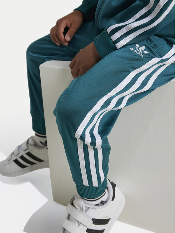 adidas adidas Tuta adicolor SST IY4792 Turchese Regular Fit