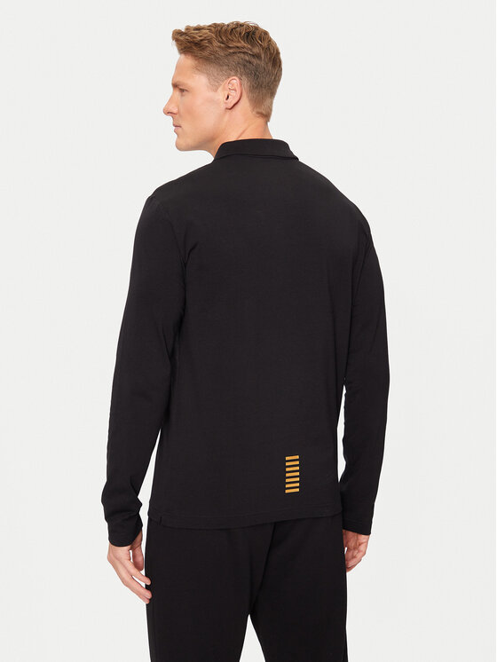 EA7 Emporio Armani EA7 Emporio Armani Polokošeľa 8NPF15 PJVQZ 0208 Čierna Regular Fit
