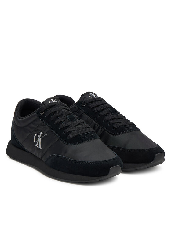 Calvin Klein Calvin Klein Sneakers Retro Runner Ess Mix Mat YM0YM01361 Negru