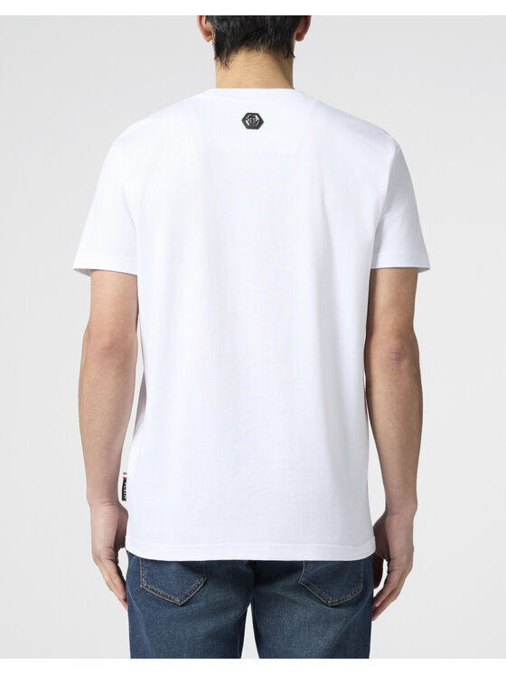 PHILIPP PLEIN PHILIPP PLEIN T-Shirt 30541 Biały Regular Fit