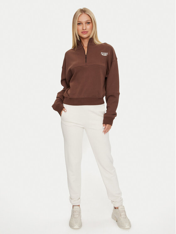 Reebok Reebok Μπλούζα Coverup 10007628 Καφέ Regular Fit