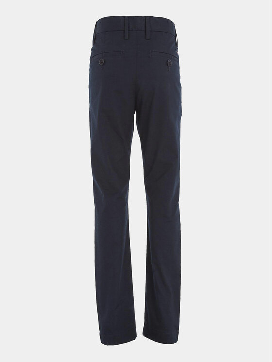 Tommy Hilfiger Tommy Hilfiger Pantaloni di tessuto KB0KB08609 D Blu scuro Slim Fit