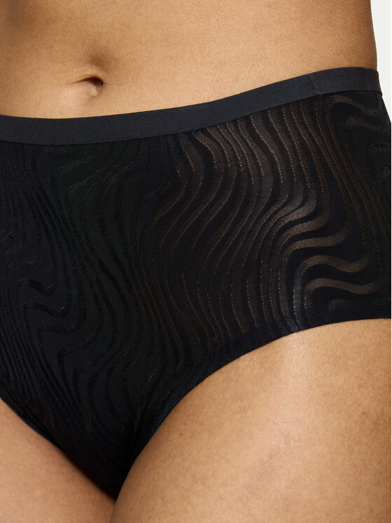 Triumph Triumph Mutande classiche a vita alta Shape Smart Ellipse 10222289 Nero