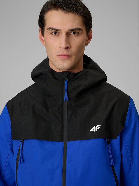 4F 4F Kurtka przejściowa CITY JACKETS Niebieski Regular Fit