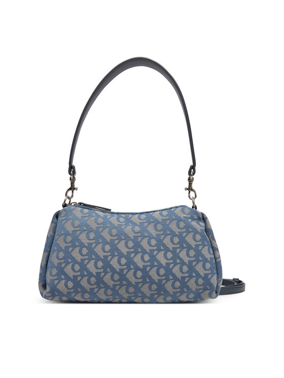 Geantă Calvin Klein Jeans Ckj Monogram Drop Sm Shoulder Ba LV04K3142G Albastru
