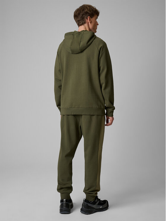 4F 4F Spodnie dresowe SPORTS CLUB Khaki Regular Fit