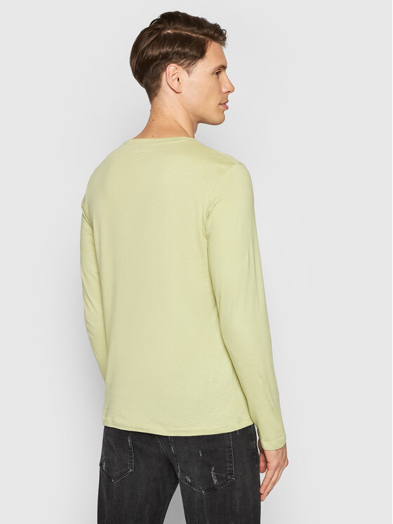 Longsleeve Archie 12193726 Verde Standard Fit