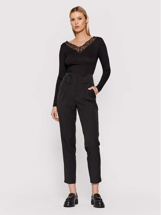 Pantaloni di tessuto Tudor 26024675 Nero Regular