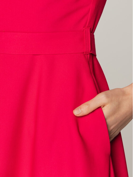 Willsoor Willsoor Sukienka koktajlowa 67344 Różowy A-Line Fit