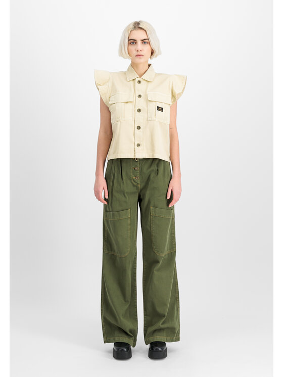 Alpha Industries Alpha Industries Spodnie cargo Sailor Pant Women Zielony Relaxed Fit