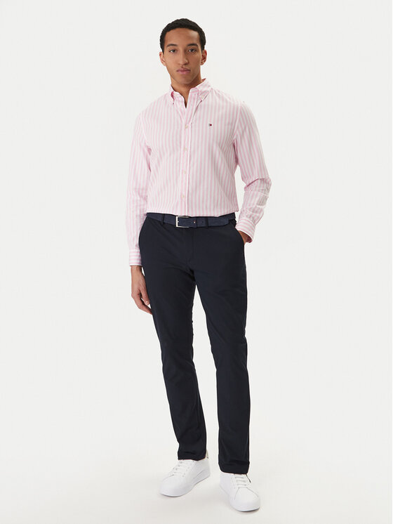 Tommy Hilfiger Tommy Hilfiger Košile MW0MW42440 Růžová Regular Fit