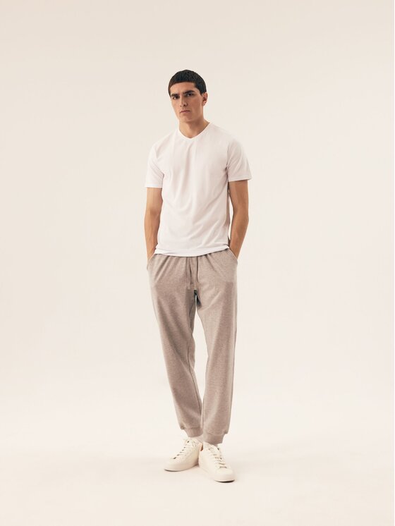 Henderson Henderson Komplet t-shirtów 42975 Biały Regular Fit
